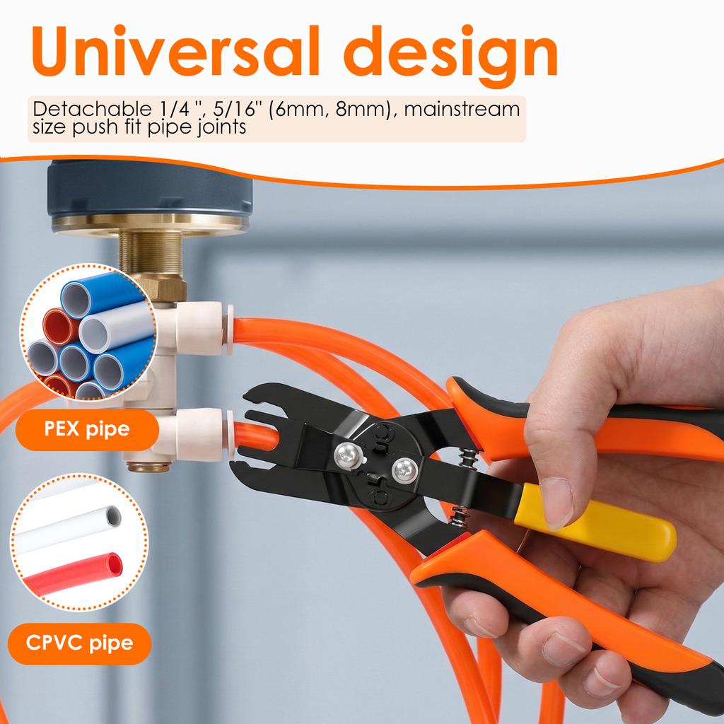 Air Hose Connector Removal Tool Push To Connect Removal Tool Air Line Fittings Quick Connect Hose Fittings for Removing Push Fit