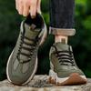 Niedrige Knöchelboots Herren Abenteuer Wanderschuhe Rutschfest Outdoor Herbst Winter Kurze Stiefel Rutschfest Geeignet für Wanderschuhe