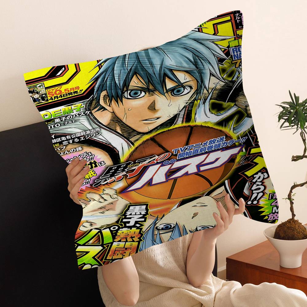 Anime Kuroko's Basketball Kissenbezug Toon Geschenk Kissenhülle Schlafzimmer Zuhause Sofa Stuhl Sitz Dekor Kissenhülle