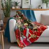Tuniu Christmas Fleece Blanket Sofa Bed Throw Winter Summer Decorative Warm Cozy Gift