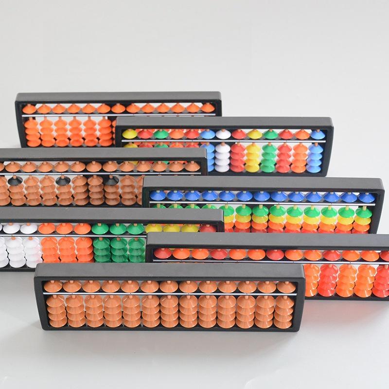 13 Digits Abacus Counting Tool Soroban Arithmetic Column Classic Calculator for Student Learning Practice