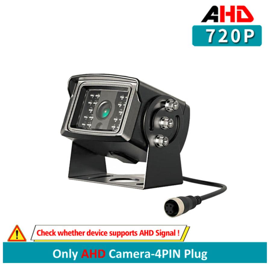 1Pcs 4Pin 720P AHD RV Truck Trailer Rear View Back Up Camera IR Night Waterproof