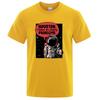 Houston I Have So Many Problems Astronaut Call Print For Men Tshirt Casual Loose Tshirts Sport O-Neck Top Retro Soft T-Shirt Men