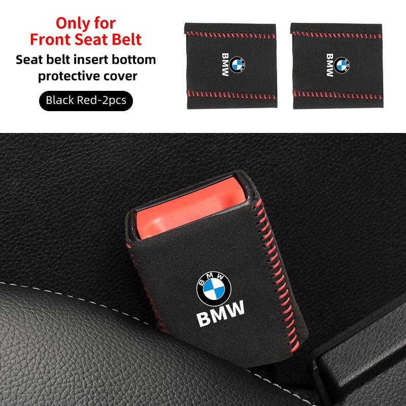 2PCS Car Seatbelt Protector Auto protective cover pad For BMW X1 X2 X3 X5 X4 X6 X7 G30 G20 G32 G11 G12 F40 F30 F20 F10 WR5