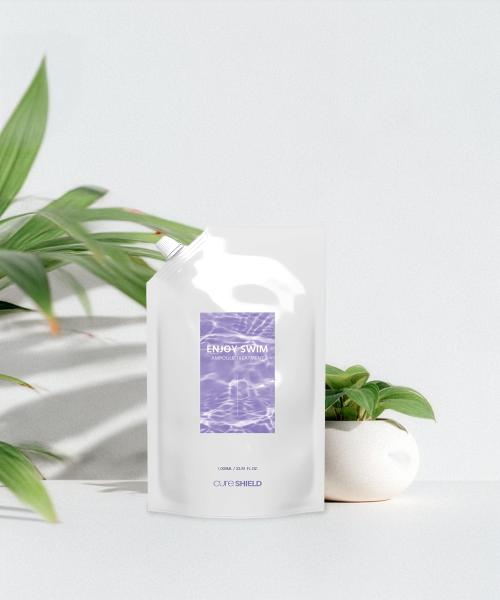 Enjoy Swim Ampoule Treatment Refill Severe Damage Repair Pool Chlorine Odor Remover Citrus 1000ml