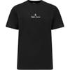 Polo Logo Embroidered Crew Neck Short Sleeve T-Shirt Men Tops Black 710981370-001