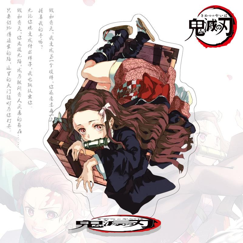 High Quality Anime Demon Slayer Kimetsu no Yaiba 1 40 Large Acrylic Stand Figure Display Statue Kamado Tanjiro Nezuko Merchandise