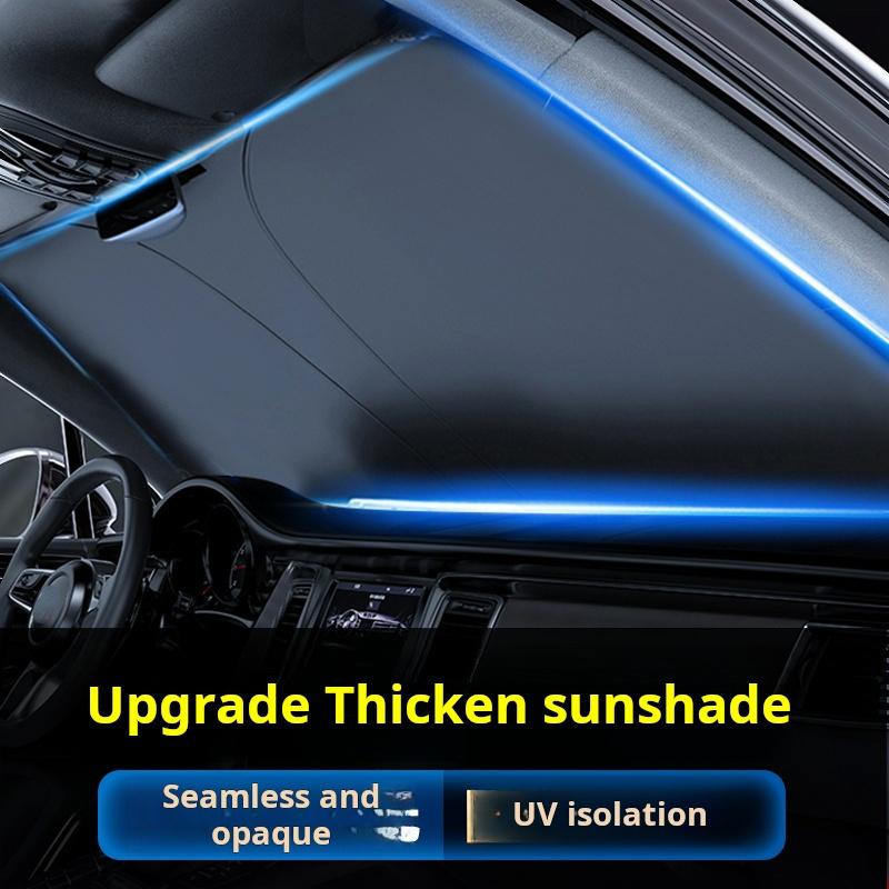 240T Thickened Automotive Glass Sunshade,Thermal Front Window Shade for Interior Accessories Fit for Cars,Trucks,SUVs