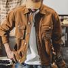 Men's Khaki Retro Workwear Jacket (Spring & Autumn 2022)