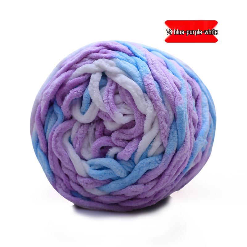 Ice Bar Chunky Soft Yarn for Hand-Knitted Scarves, Crochet Hooks, Slippers, and DIY Projects for Men and Women