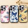 Butterflies  Phone Case for Color Silver Shell For IPhone 17 16 15 14 13 12 11 Pro Max Plus