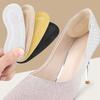 Suede Heel Sticker High Heels Soft Anti-wear and Anti-wear Heel Sticker Sports Shoes Invisible Anti-wear Adjustment Code Half Size Pad