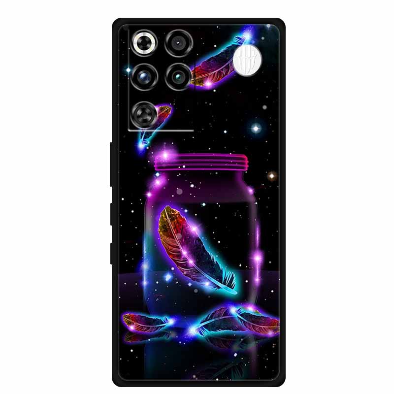 Phone Case For ZTE Nubia RedMagic 11 Pro 5G Back Cover Case Black Silicone TPU Soft Coque For Nubia RedMagic 11Pro Funda Capas
