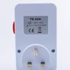 2/3-Pin Stecker Energiespar-Timer-Steckdose Energieeffizient 15-Minuten-Intervalle Zeitschaltuhrstecker Hochleistungsunterstützung