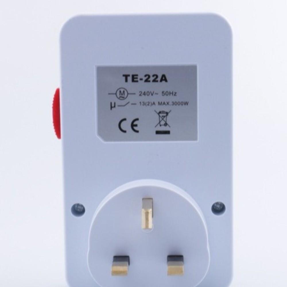 2/3-Pin Stecker Energiespar-Timer-Steckdose Energieeffizient 15-Minuten-Intervalle Zeitschaltuhrstecker Hochleistungsunterstützung