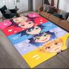 Demon Slayer Hero Squad Square Area Rug, Non-Slip Floor Mat for Bedroom, Perfect Gift for Demon Slayer Fans