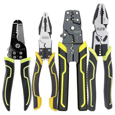 Multifunktionale Elektriker Abisolier- und Crimp-Spitzzange