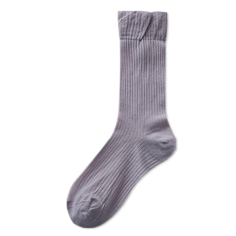 Summer Thin Ice Socks for Women, Boneless Crystal Silk Breathable Long Tube Glass Silk Ultra-thin Pile Socks