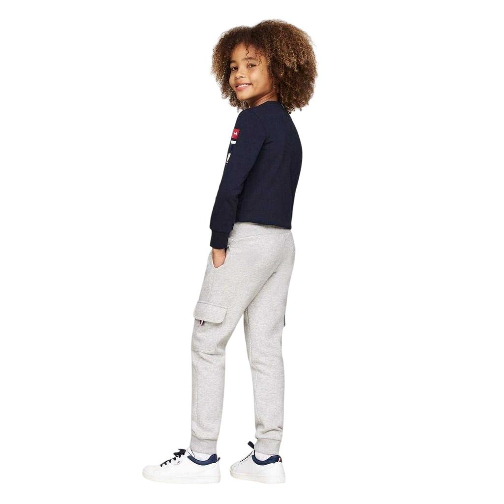Tommy Hilfiger Dziecięce/Dla dzieci Polarowe Regularne Spodnie Joggingowe Cargo
