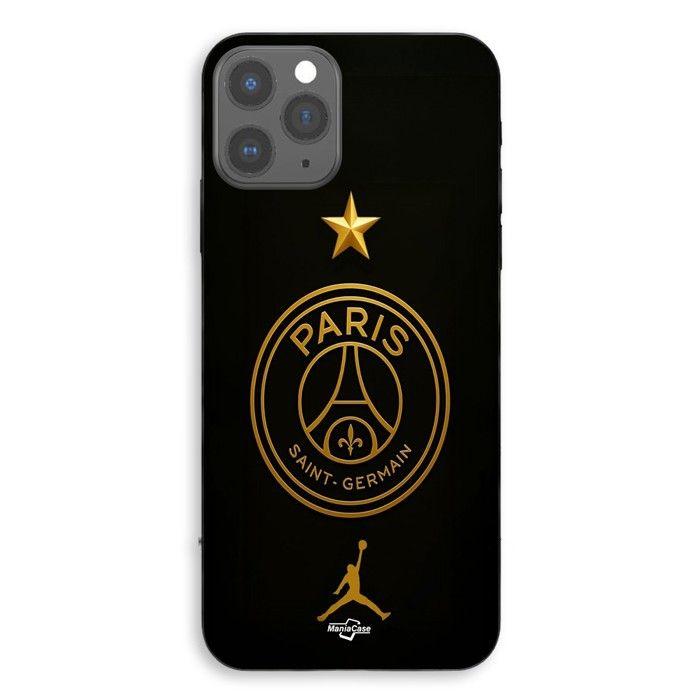 Case For iPhone 11 Pro Max PSG Logo Jordan Gold Star Champion Maniacase