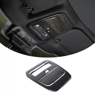 Car Front Roof Reading Light Lamp Panel Cover Trim For Ford F150 21+ Black Wood