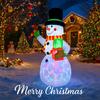 4.9FT LED Inflatable Xmas Yard Decor Snowman Candy Cane Toy Gifts Christmas Home Decoration Ornament Festive Gift Supplies Decor