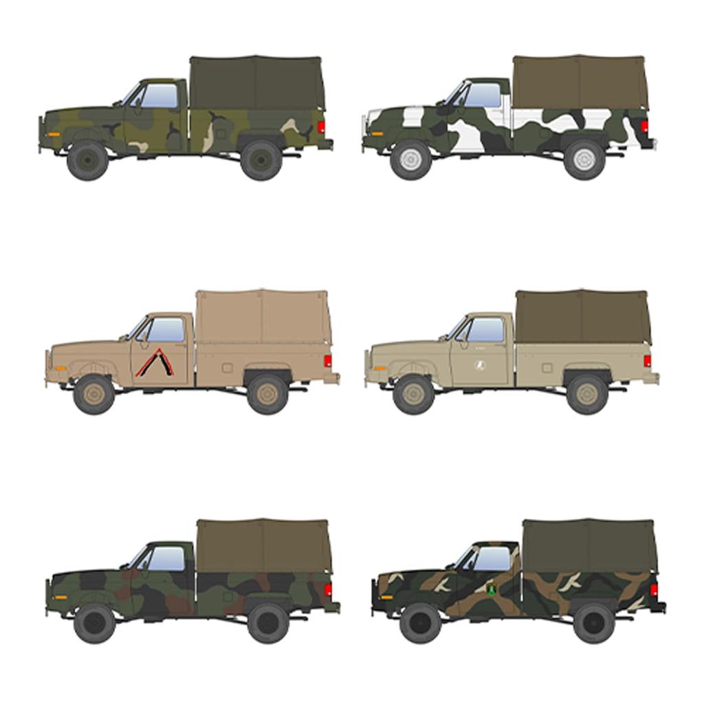 AK Interactive 1/35 M1008 Military Truck with Canopy Plastic Model Kit AK35031