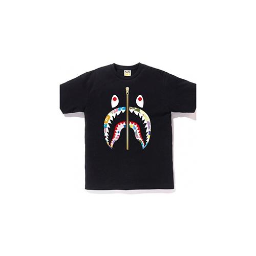 Bape Multi Camo Milo Shark Tee FW20 Men's 1E80-110-025