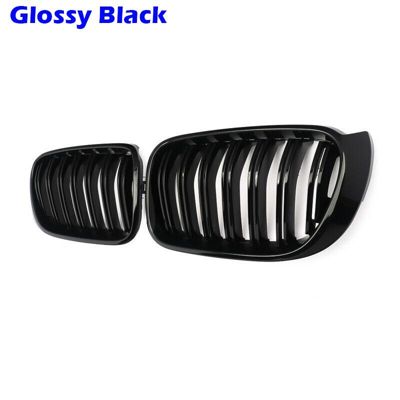 Rhyming Front Bumper Hood Kidney Grille Car Accessories Racing Black Air Intake Dual Grill Fit For BMW X3 X4 F25 F26 2014 -