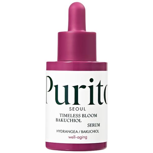 PURITO Timeless Bloom Bakuchiol Serum 30ml - Sanftes Anti-Aging & Straffendes Gesichtsserum