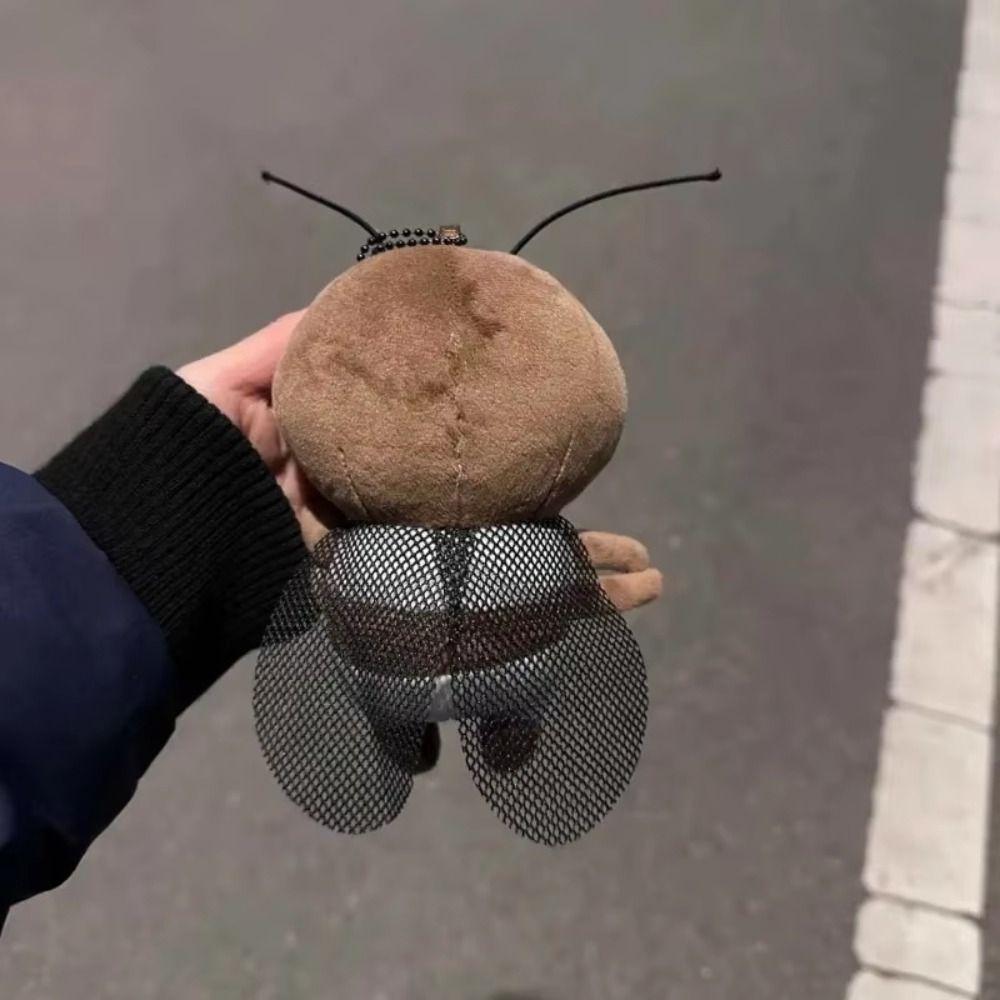 PP Cotton Cockroach Self-deprecating Bear Doll Chiikawa Plush Dolls  Hanging Accessory