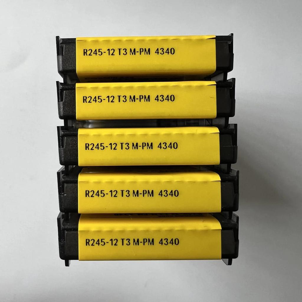Original Sandvik / R245-12T3M-PM 4340 /CNC Lathe Carbide Blade Tool 10 Pcs