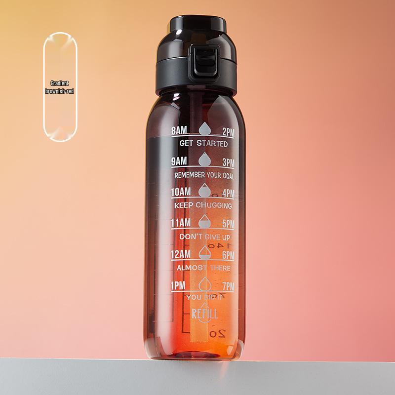 Fruit-Flavored Zero Calorie Water Bottle with Pop-Up Lid and Aroma Ring