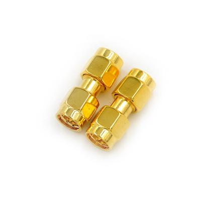 2 Stücke SMA Stecker Auf SMA Stecker In Serie RF Koaxial Adapter Stecker