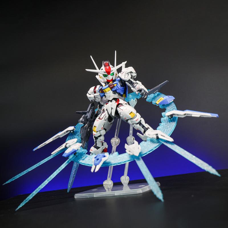 New Q Version 1/144 Supa-Mgsd Aerial Mobile Suit The Witch From Mercury Assembly Model Kit Action Figures Collectible Toys