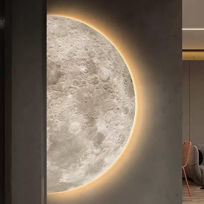 Lilang Half Moon Crystal Porcelain Wall Art