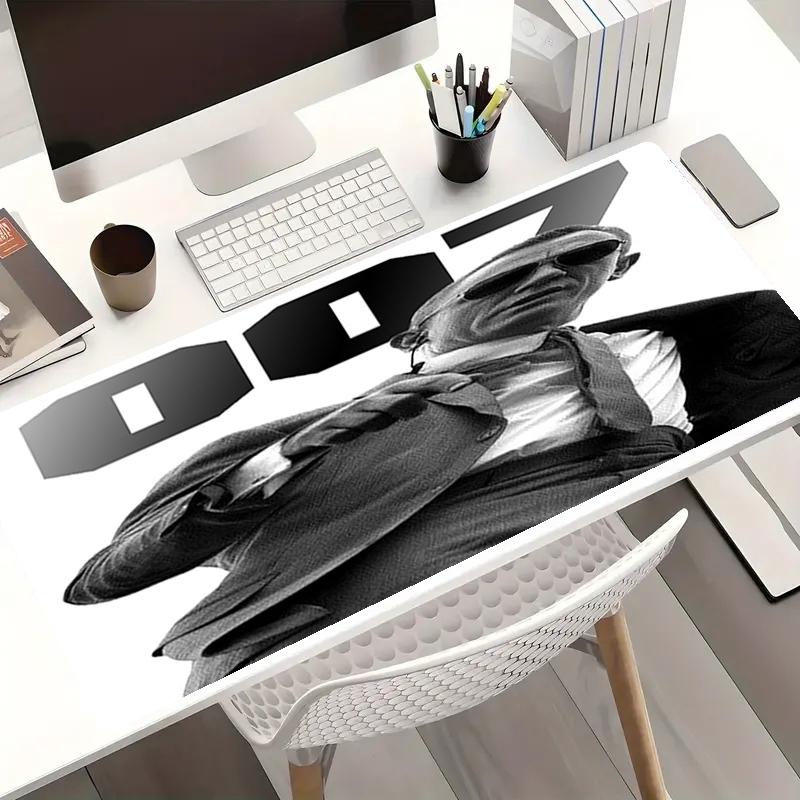 007 James Bond Theme Mouse Pad, Non Slip Rubber Base, Multifunctional Office & Home Decor, Perfect for Workspace Personalization.