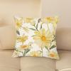 INS Style Throw Pillowcase Square Pillow Cover Flower Printing Cushion Cover  Living Room/Office