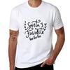 Copy of Santas Favorite Ho Funny; T-Shirt Oversizeds Customs Big and Tall T Shirts for Men
