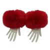 Soft Furry Wrist Sleeves for Fashionable Women and Trendy Youth Arm Warmer Multicolored Y2K Furry Wrist Cuffs