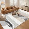 Nordic Simple Style Geometric Decor Home Carpet Living Room Antiskid Leisure Area Big Size Tatami Mat Soft Washable Room Rug