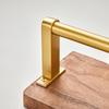 Walnut Wood Bathroom Wall Shelf