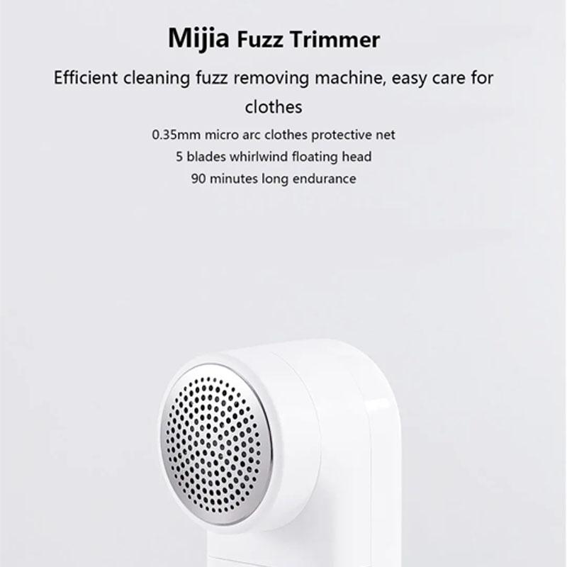 Xiaomi Quitapelusas de malla con microarco de 0,35mm, recortadora de pelusas, ropa eléctrica de 1300mAh, tela para Jersey, afeitadora, quitapelusas