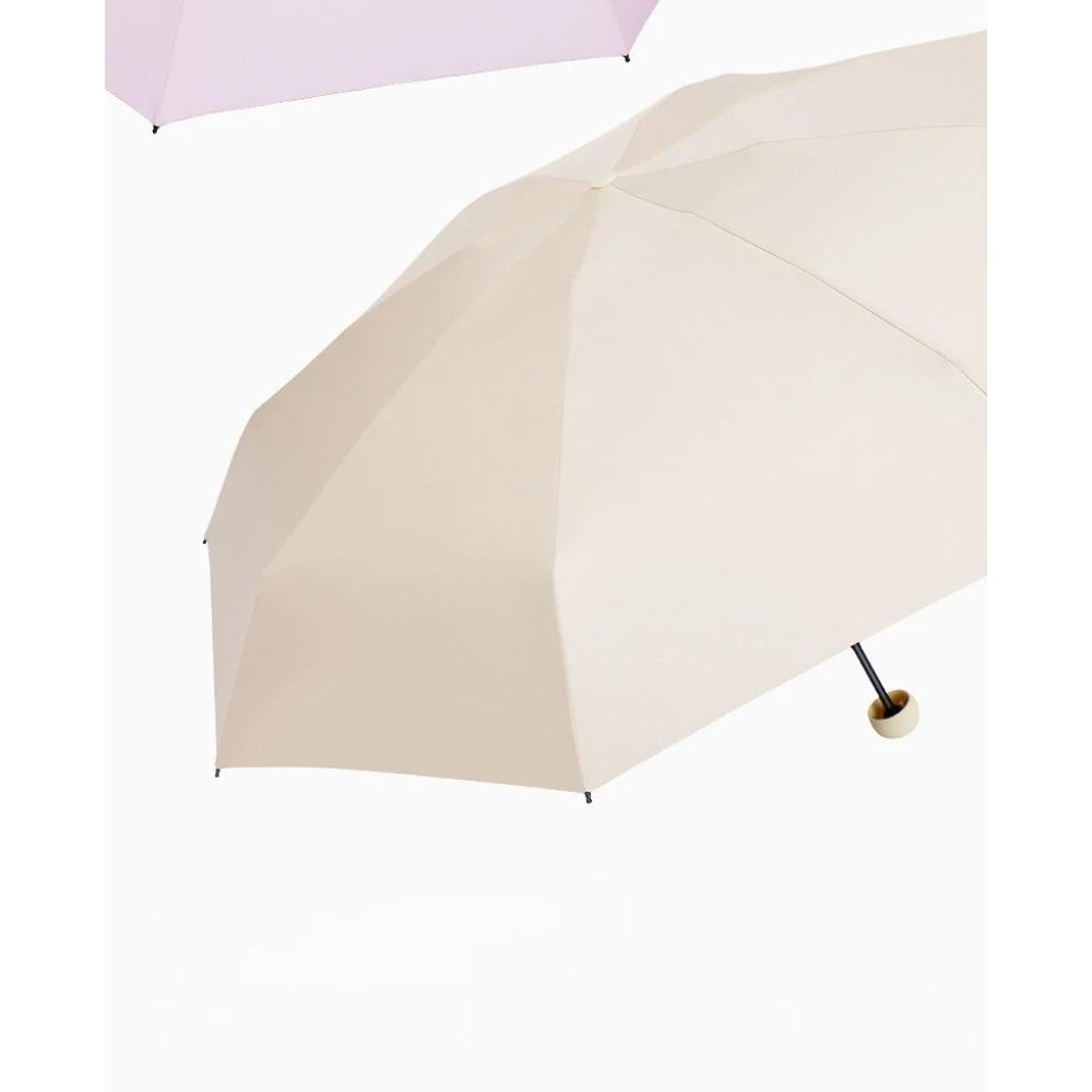 Outdoor Folding Five Fold Umbrella, Weather Resistant Mini Sun Protection Umbrella, Portable Pocket Umbrella