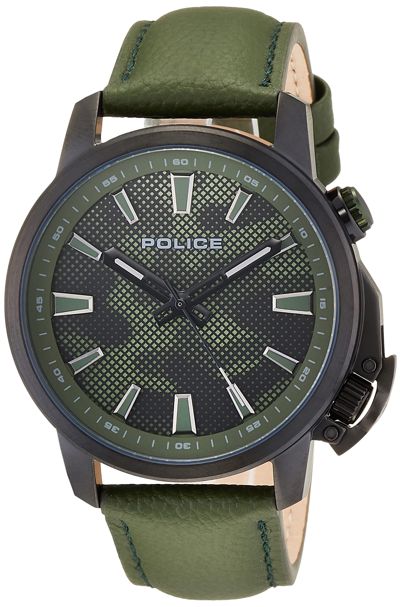 KAVALAN PEWJD2202701 Khaki [POLICE] Men s Watch, зелёный