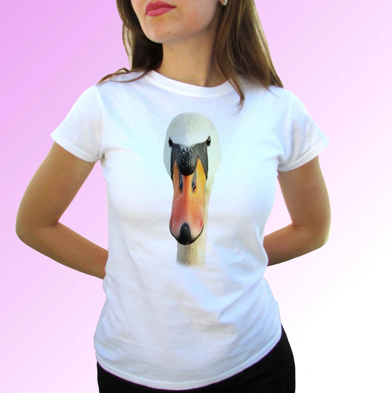 

Swan kids boys T-Shirt tee bird top cygnus art animal gift s s kids baby sizes 100