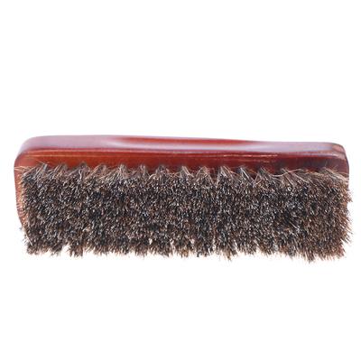 Natural Wood Bristle Horse Hair Shoe Boot Brush Care Clean Shine Polish Brush