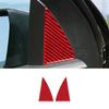 2Pcs Red Carbon Fiber Interior A-pillar Cover Trim For Colorado/Canyon 2015-