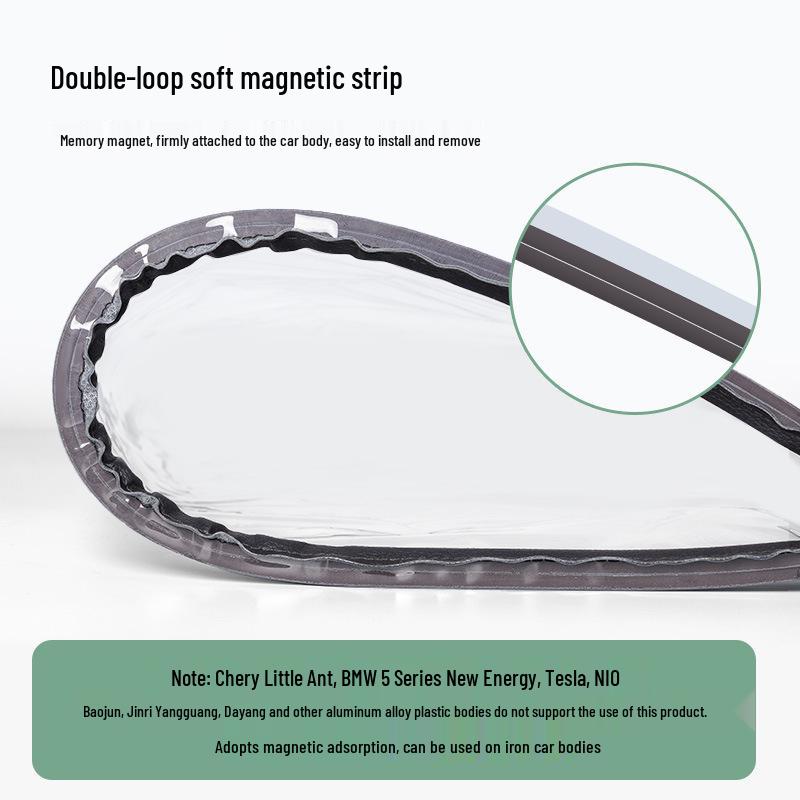 Car Charging Port Waterproof Rain Cover - Dustproof & Transparent Magnetic Shield for Outdoor Use