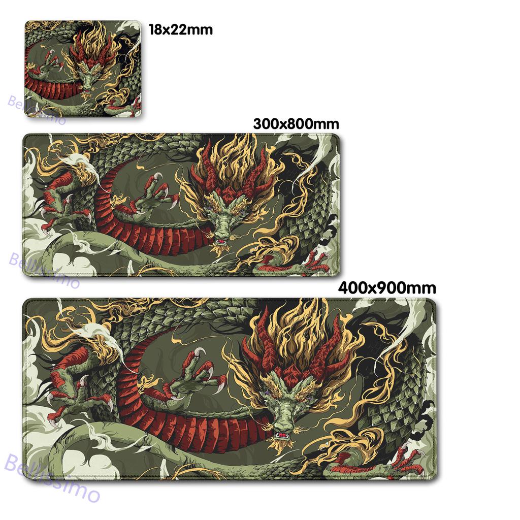 Large Game mousepad Japanese Dragon Gaming Accessories HD Print Office Computer teclado mouse pad XXL PC Gamer Laptop Desk Mat